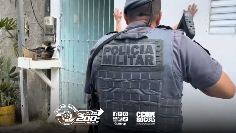 Polícia Militar prende criminoso procurado pela justiça no Grajaú – SP 