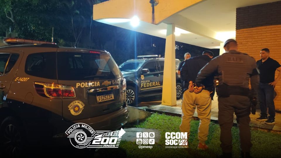 Em operação conjunta Polícia Militar prende membro da alta cúpula de organização criminosa foragido da justiça