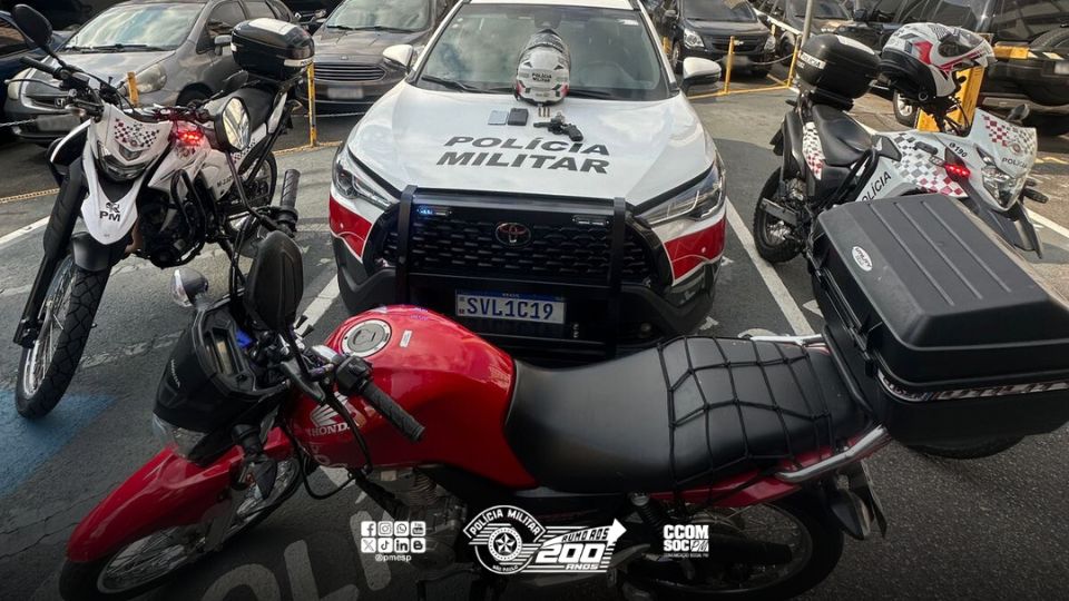 Polícia Militar prende criminoso por roubo e apreende motocicleta na zona oeste da capital paulista