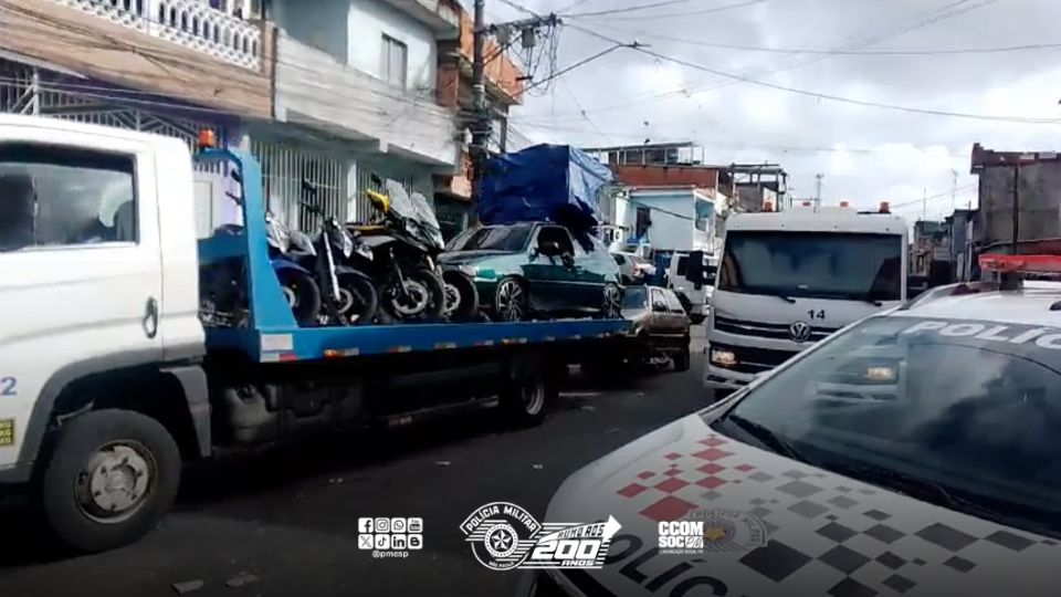 Operação Impacto Cavalo de Aço apreende veículos e reforça segurança em bailes funk na zona leste