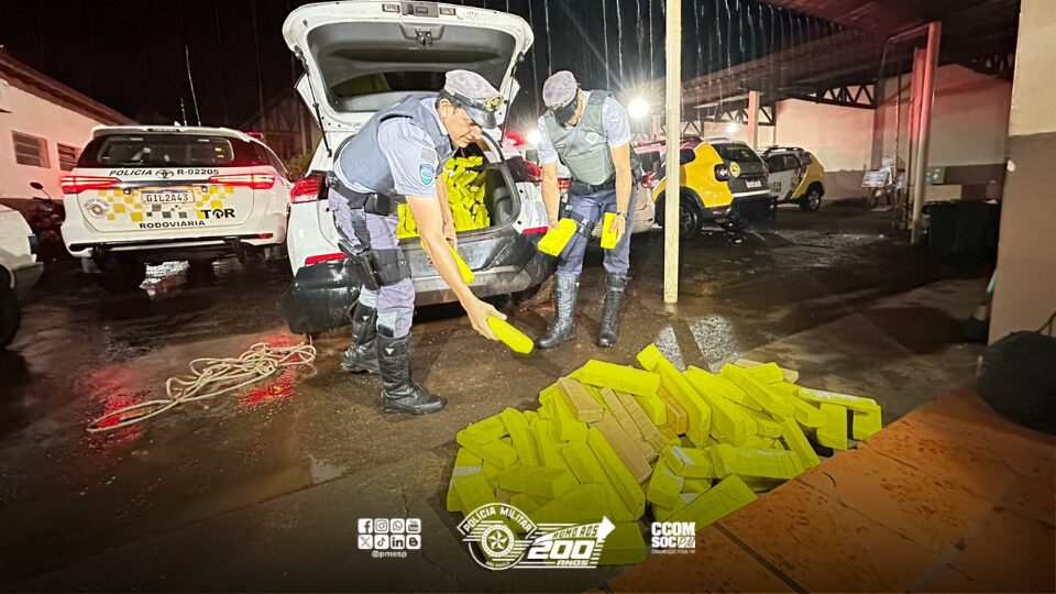 Policiamento  Rodoviário apreende mais de 690 kg de maconha em Taciba – SP