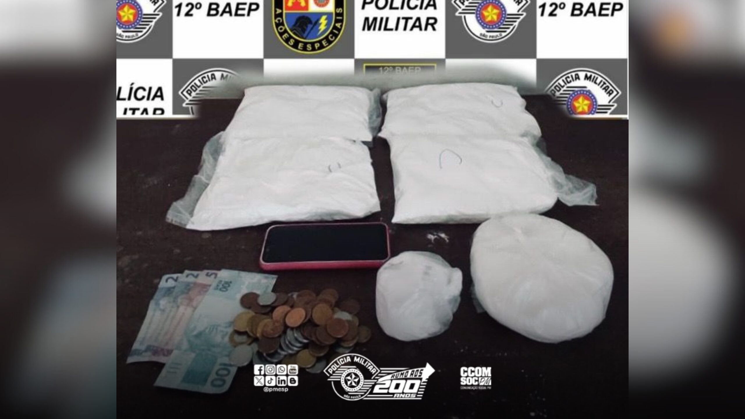 Mulher é presa com 4,7kg de cocaína em Birigui/SP