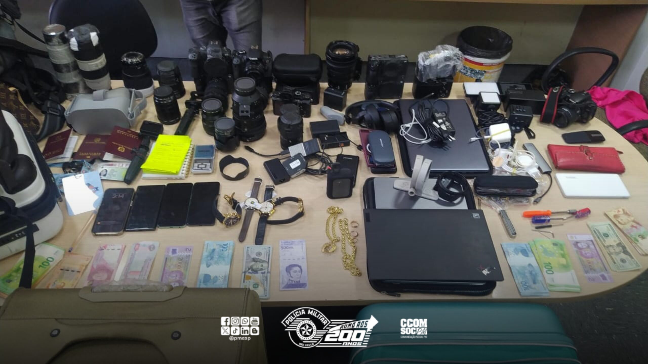 Mulheres são presas pela PM com equipamentos furtados durante evento de cultura pop em São Paulo/SP
