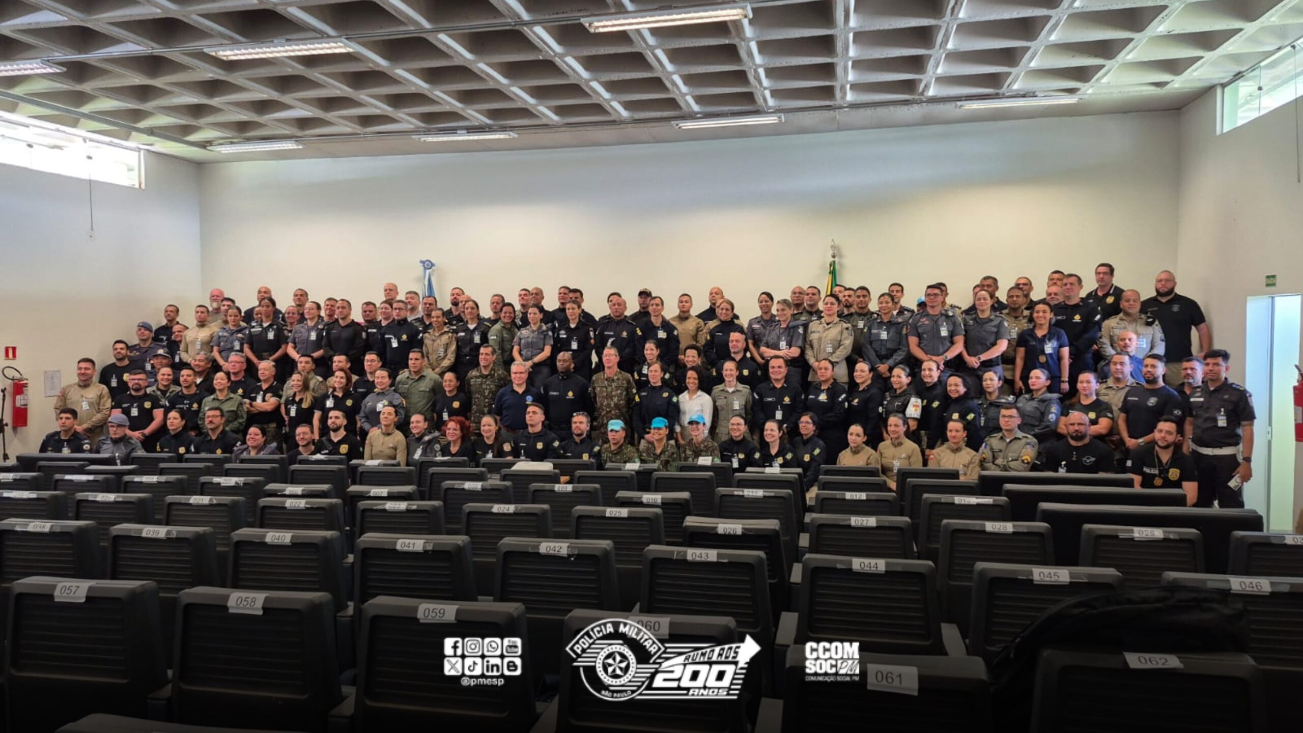 Polícia Militar de São Paulo se destaca na AMS/SAAT 2024 e reforça compromisso com as Missões de Paz da ONU
