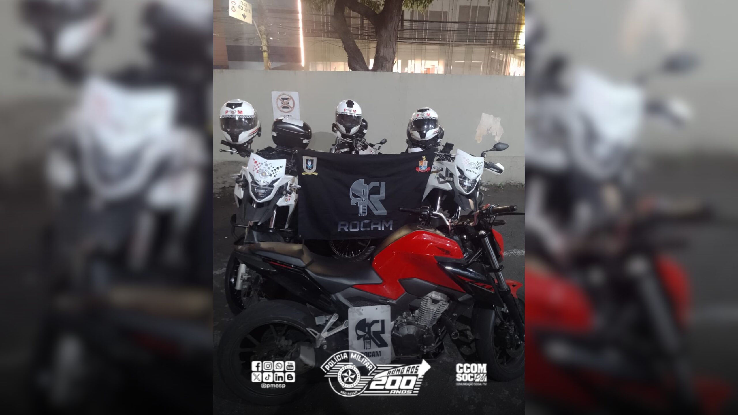 Moto roubada é recuperada pela PM em Osasco/SP