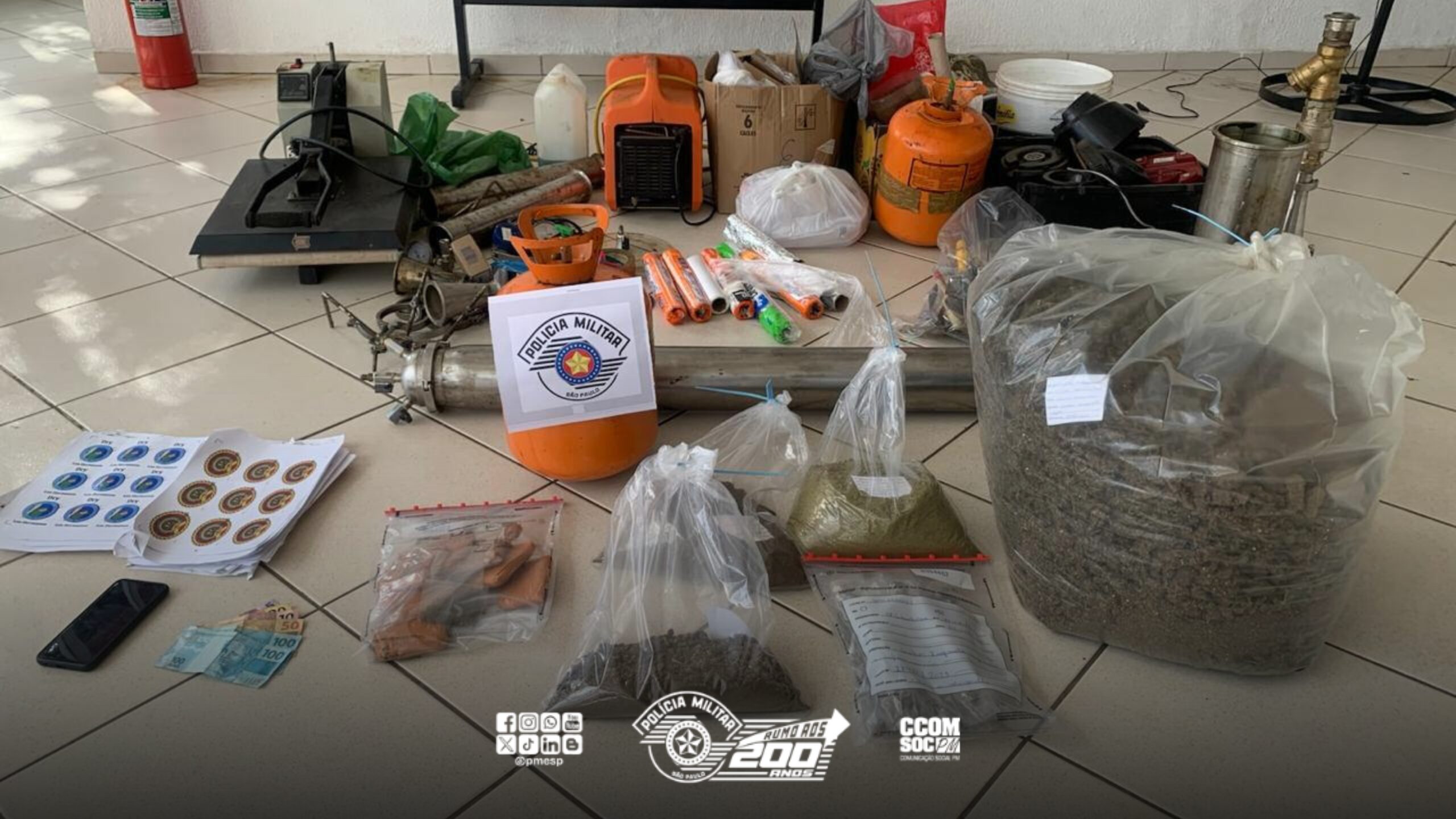 Foragido da Justiça é preso com mais de 17kg de maconha em Indaiatuba/SP