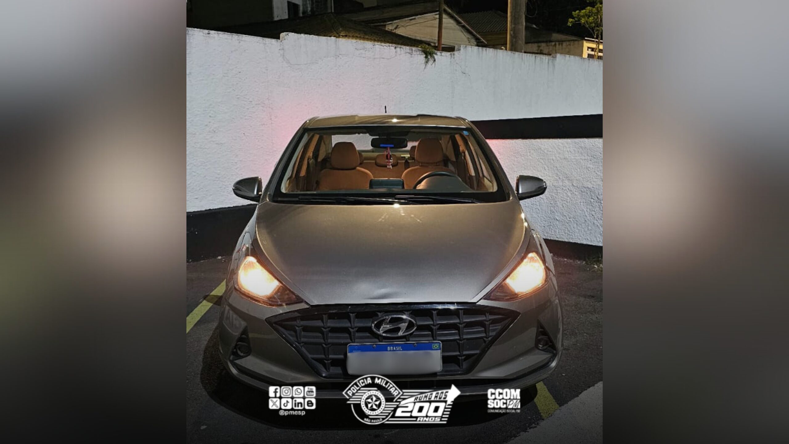 PM recupera carro roubado e prende receptador na zona oeste
