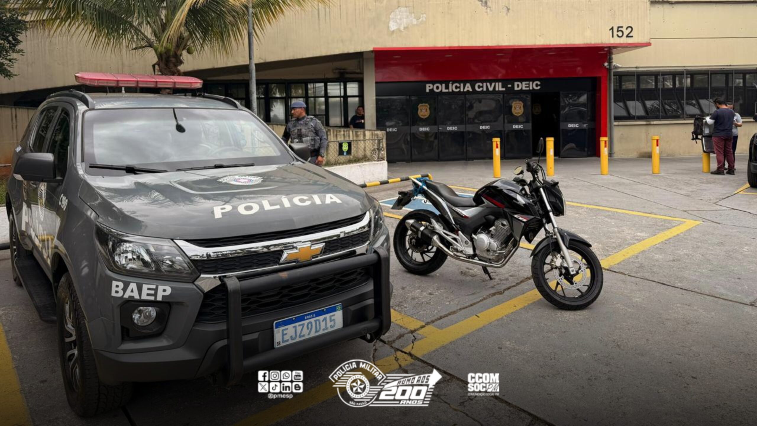 PM recupera moto furtada em dezembro de 2024