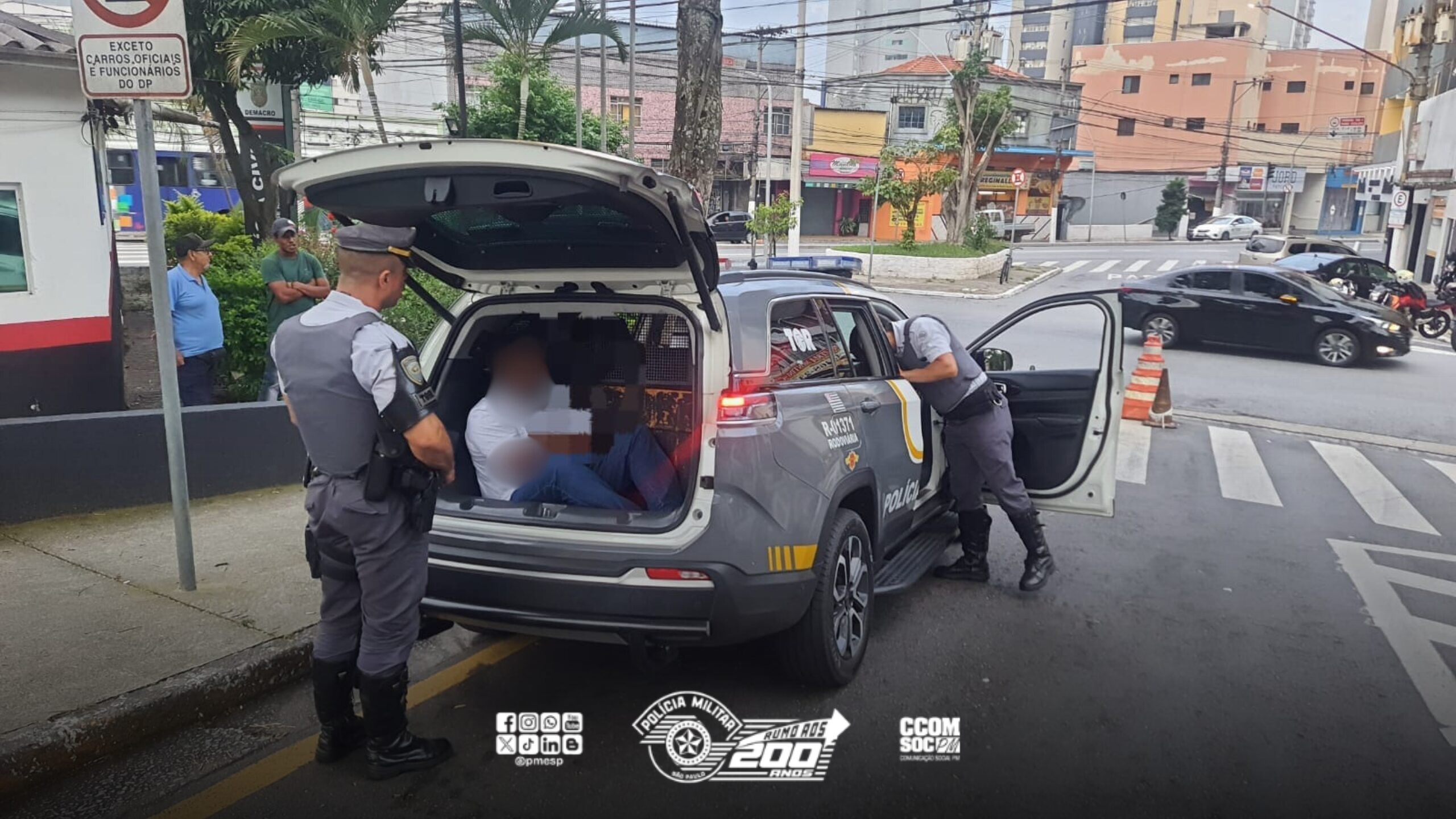 Foragido por roubo é preso pela PM Rodoviária em São Bernardo do Campo/SP