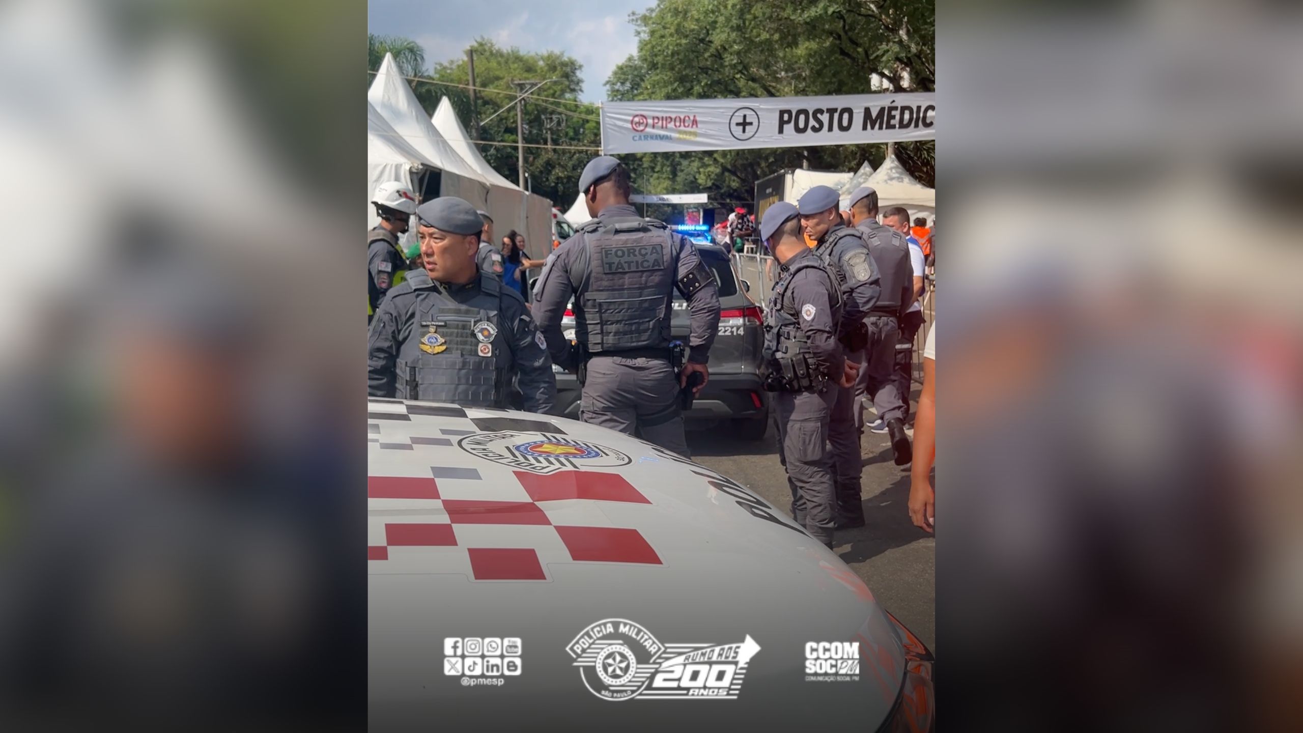 OPERAÇÃO CARNAVAL: Trio é preso pela PM após furto de celular em evento realizado na zona sul