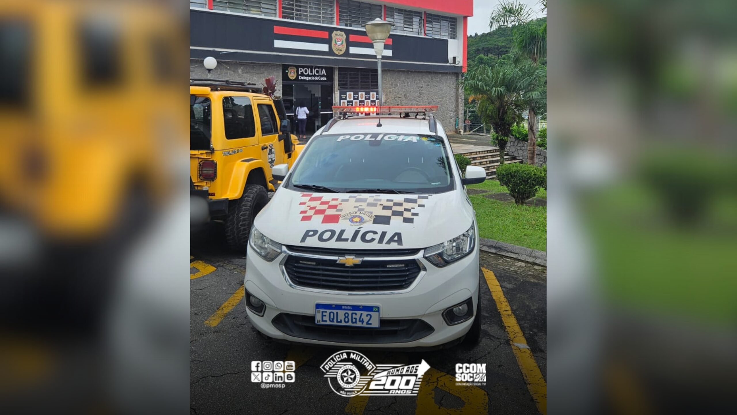 Motociclista foragido da Justiça é preso pela PM em Vargem Grande Paulista/SP