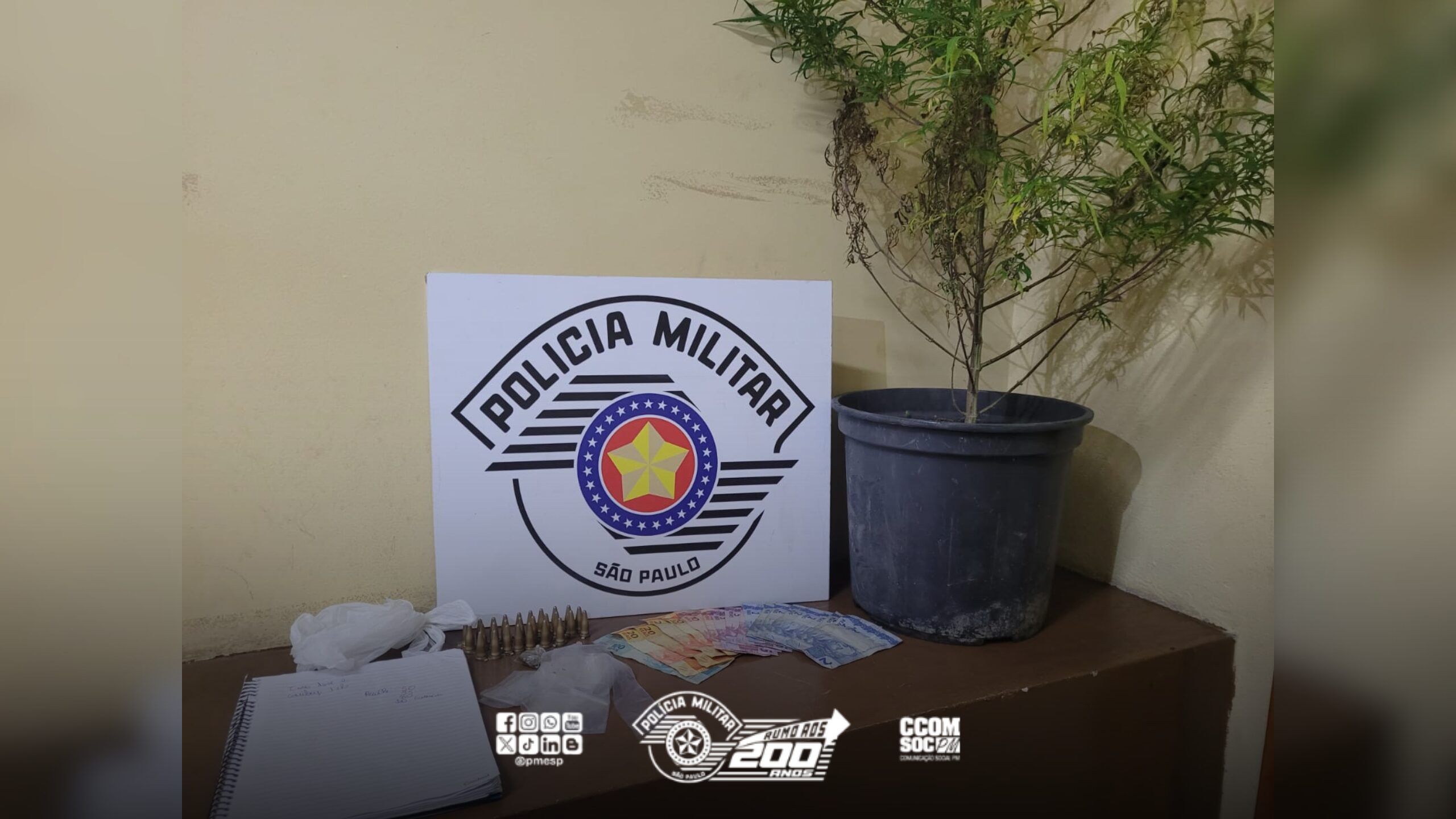 Casal é preso por tráfico de drogas em Biritiba Mirim/SP