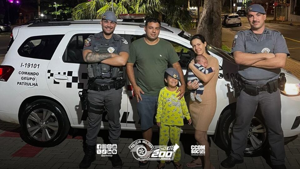 Na manhã de hoje (05), policiais militares de Americana/SP foram responsáveis pelo salvamento de Gabriel, um bebê de 40 dias que estava engasgado.