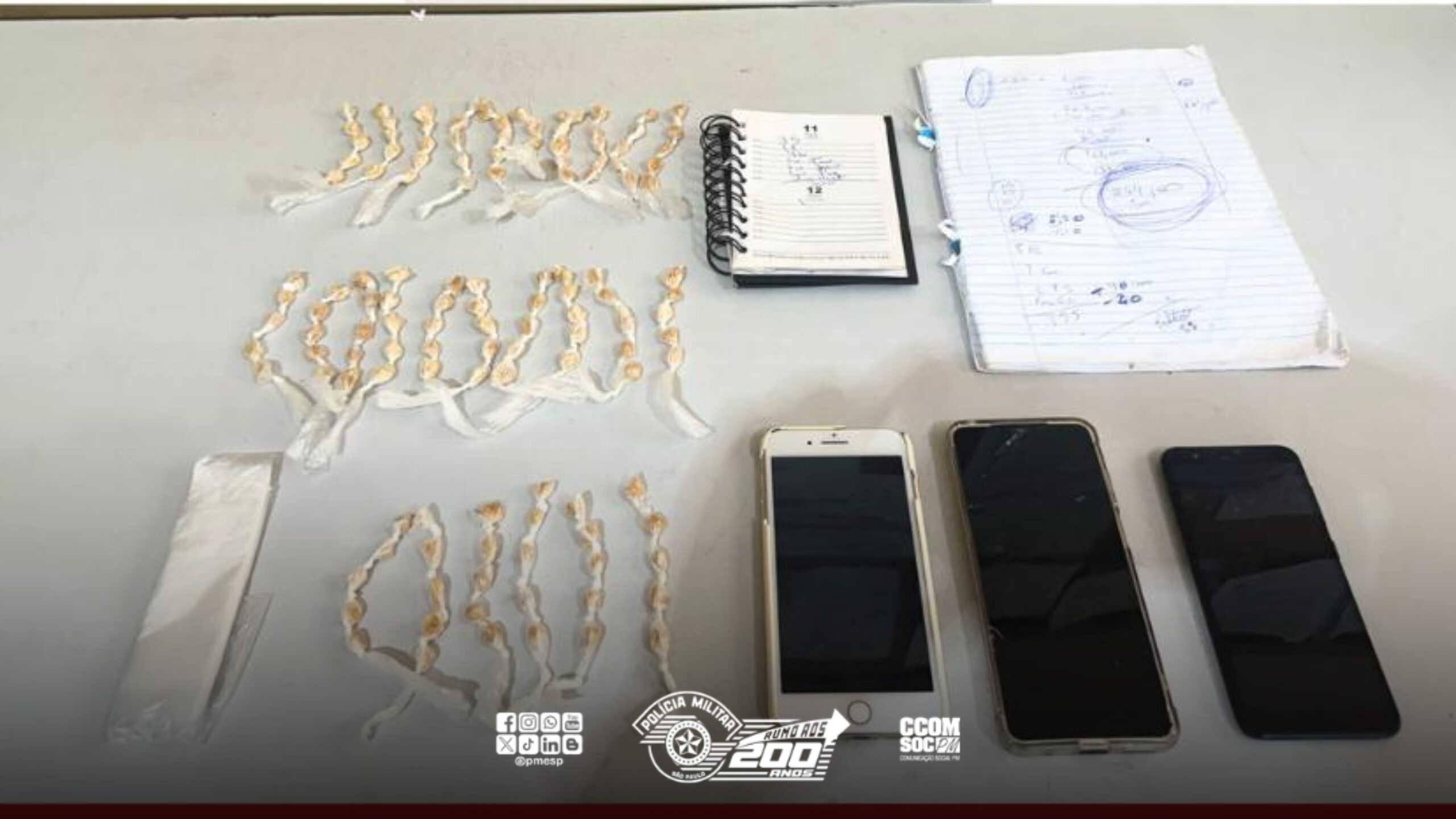 Homem é preso e adolescentes apreendidos pela PM após tentativa de fuga no interior de SP