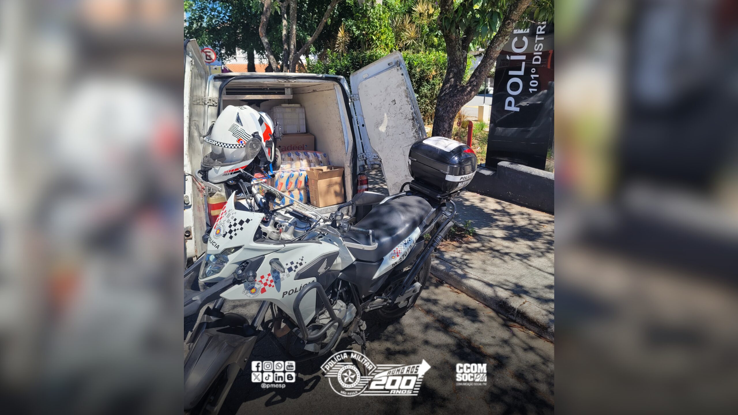 Carga de carne e laticínios é recuperada pela PM na zona sul de SP