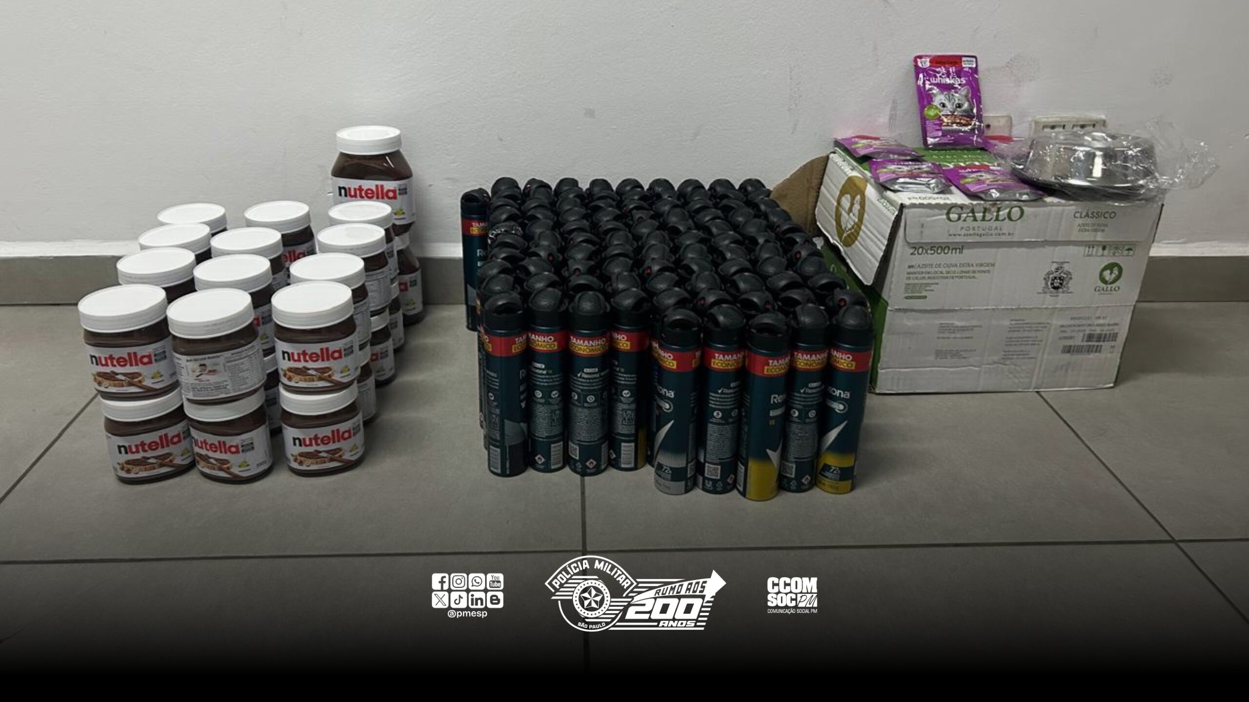 Mulher é presa com produtos furtados de supermercado em Jundiaí/SP