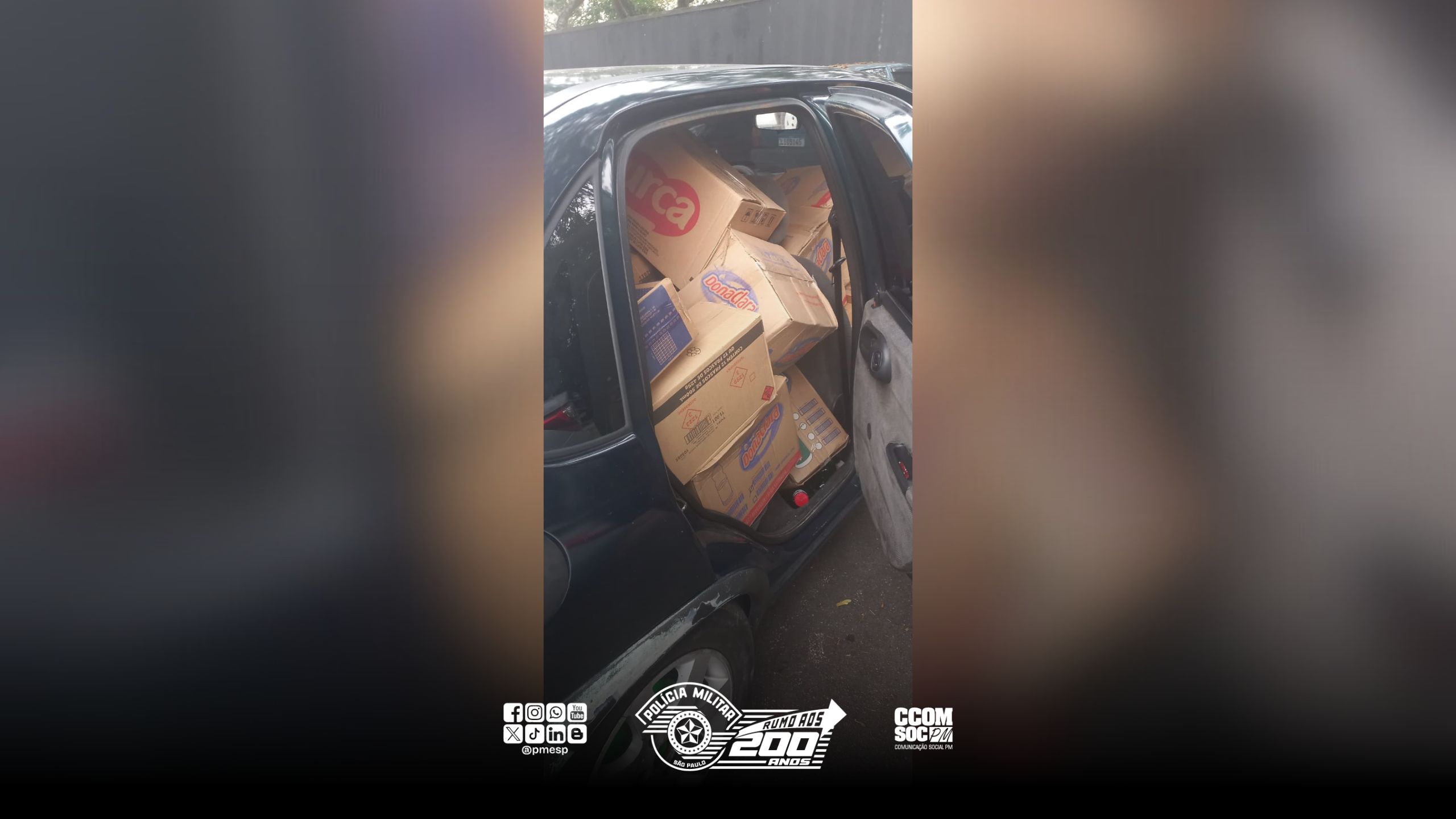 Criminoso envolvido em roubo de carga na Capital é preso pela PM na Zona Sul