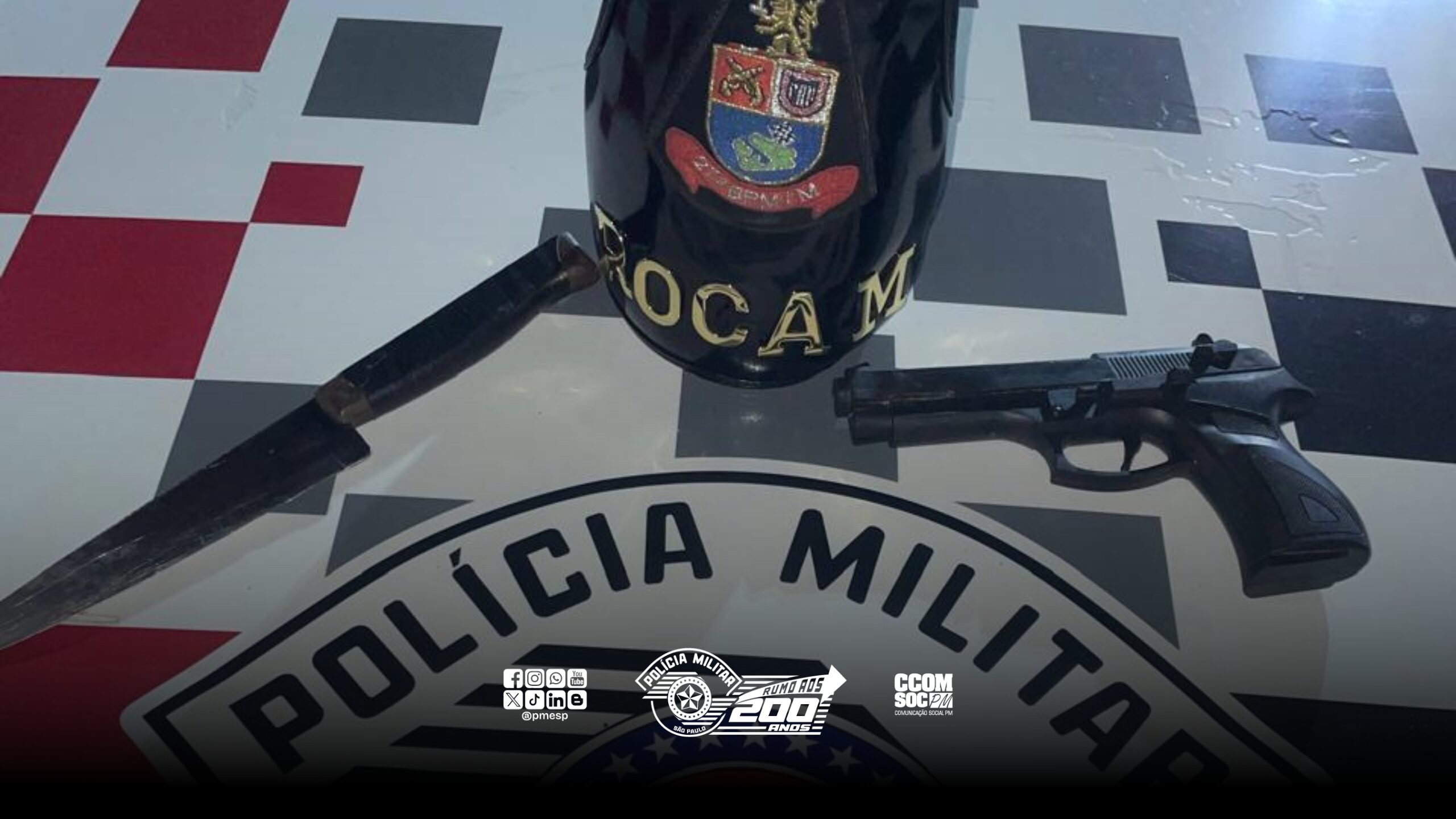 Dupla é presa pela PM em tentativa de roubo na zona sul