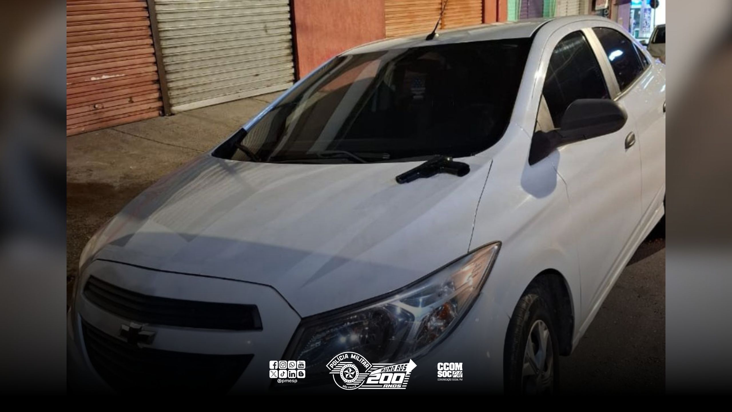 Dupla é presa e adolescente apreendido após roubo de veículo na região metropolitana de SP