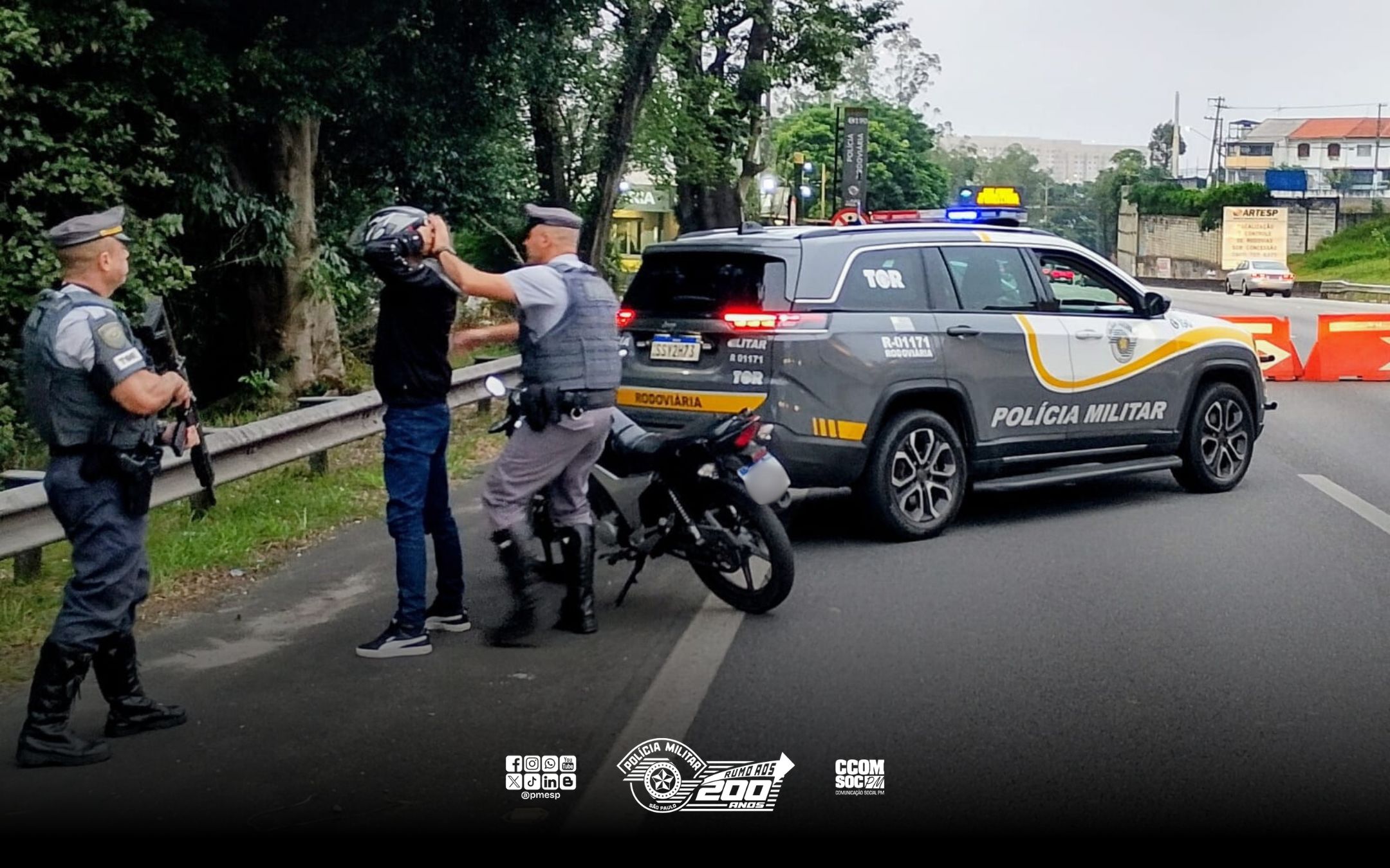 PM Rodoviária registra queda nos indicadores criminais no Sistema Anchieta-Imigrantes