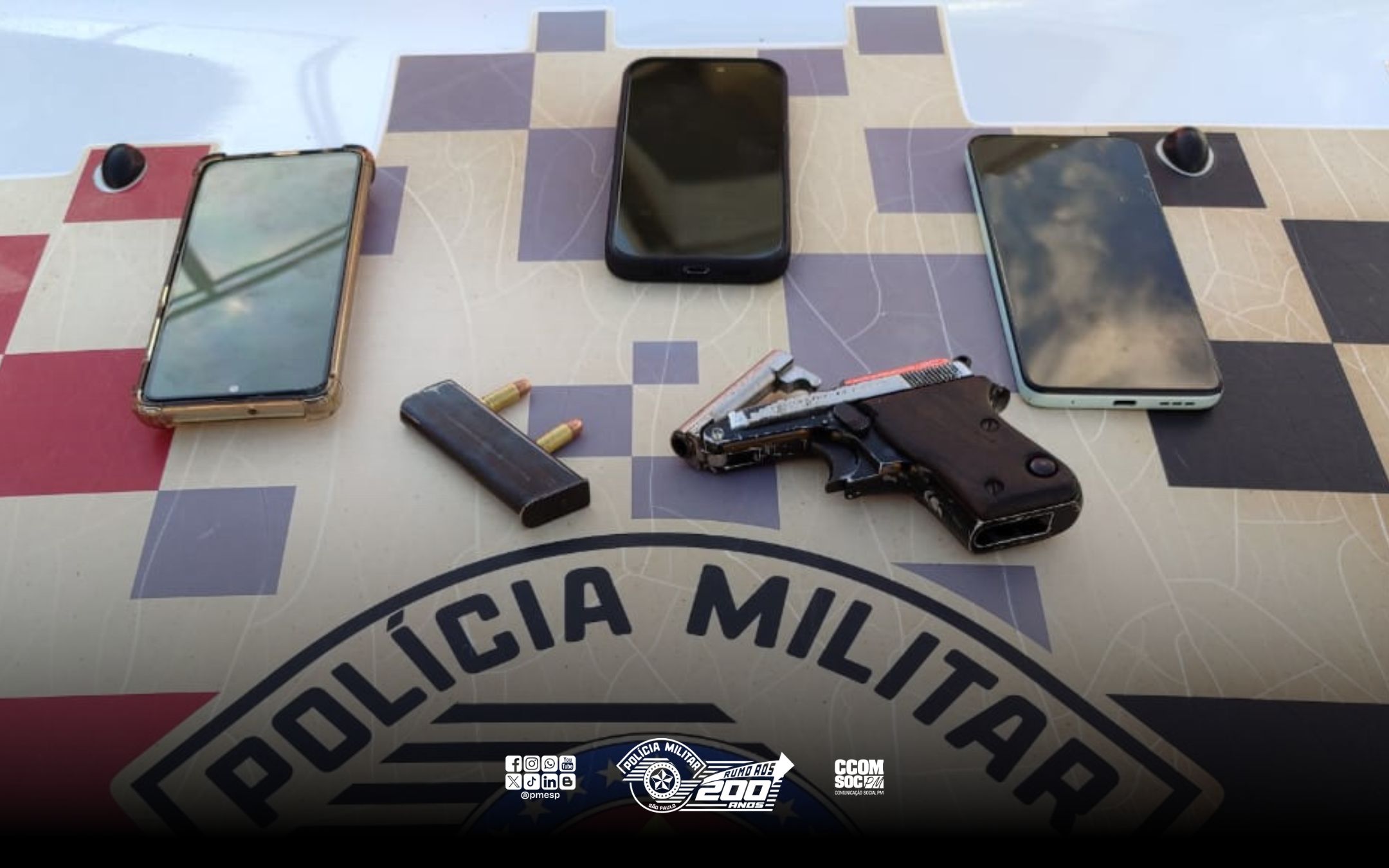 Grupo que roubou farmácia em Atibaia/SP é identificado e preso pela PM