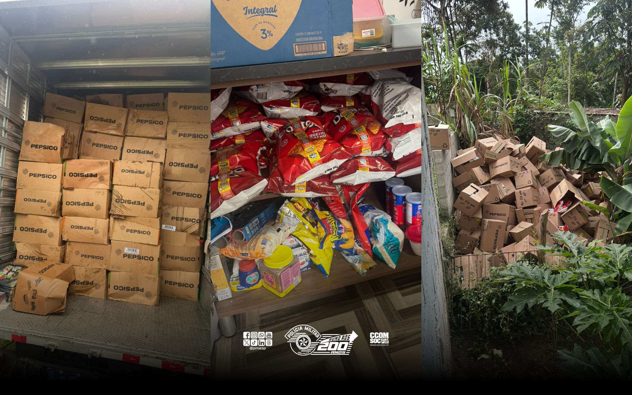 Homem é preso com carga de produtos alimentícios roubada na zona sul de SP