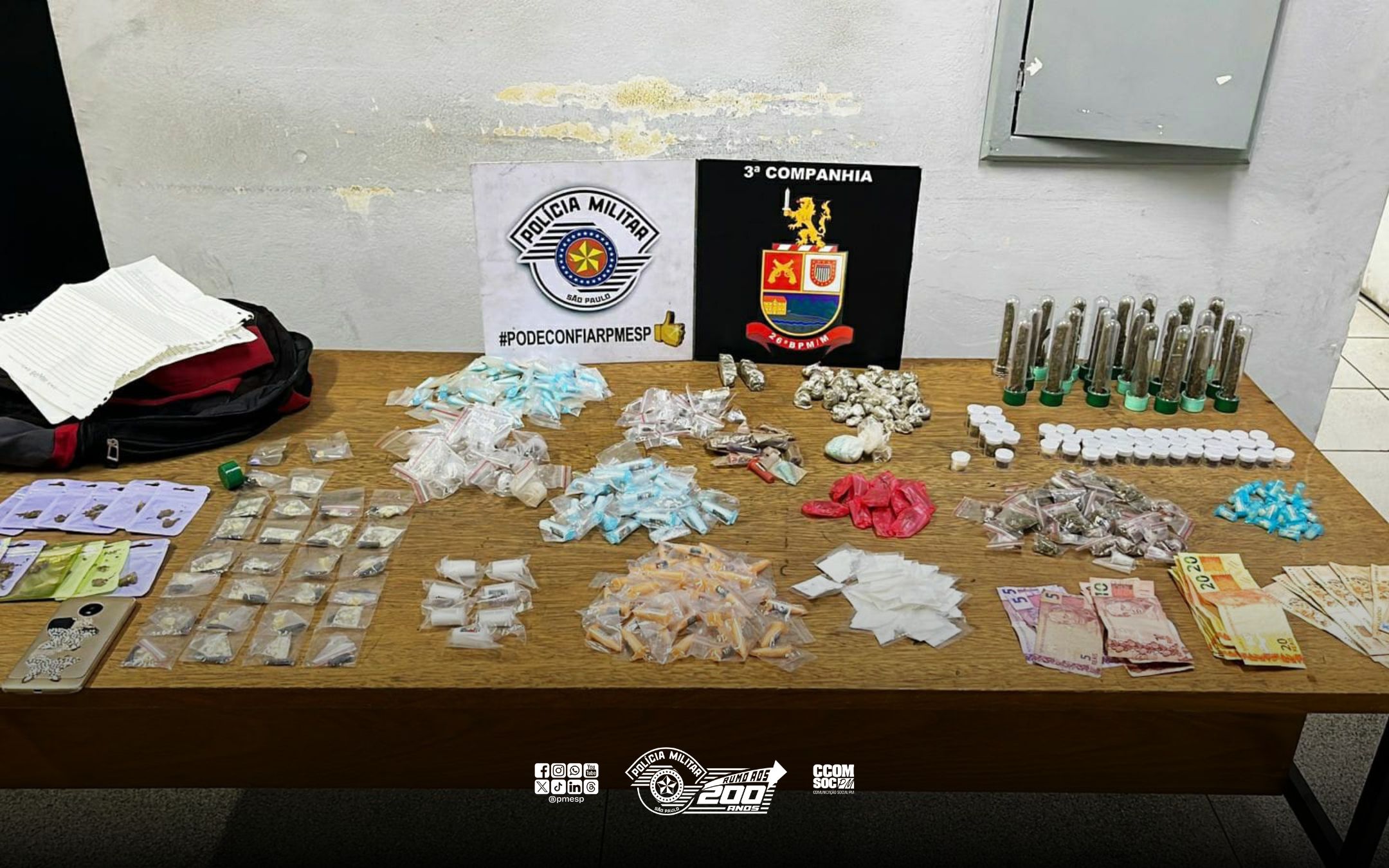 PM prende traficante de drogas durante operação em Cajamar/SP