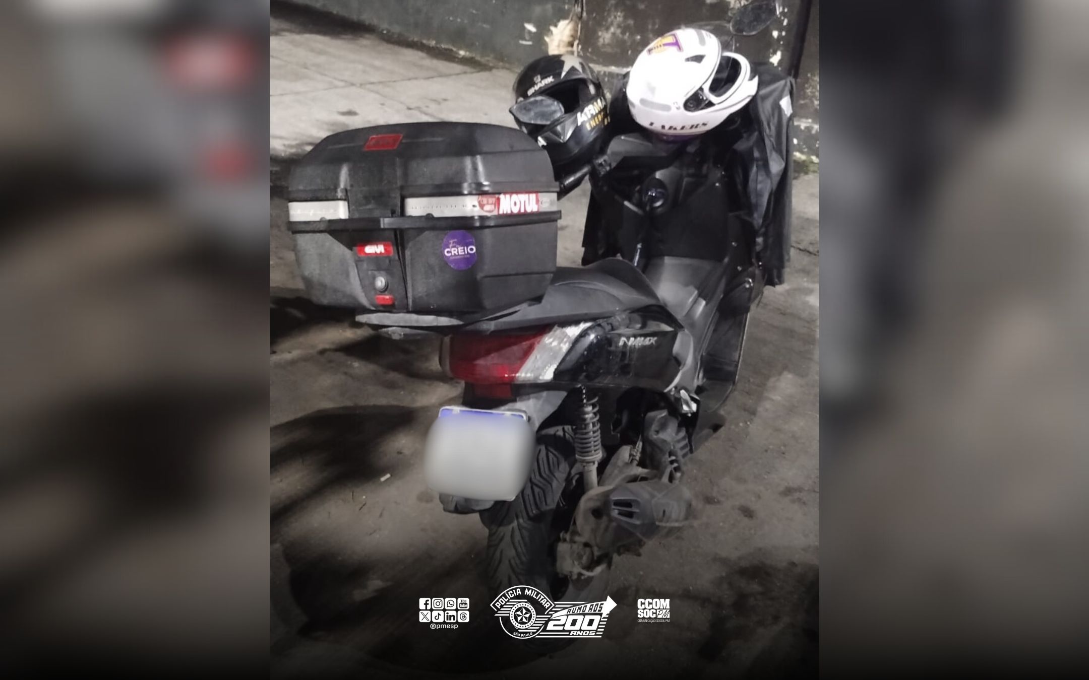 Adolescente flagrado em roubo de moto na Grande SP é apreendido pela PM