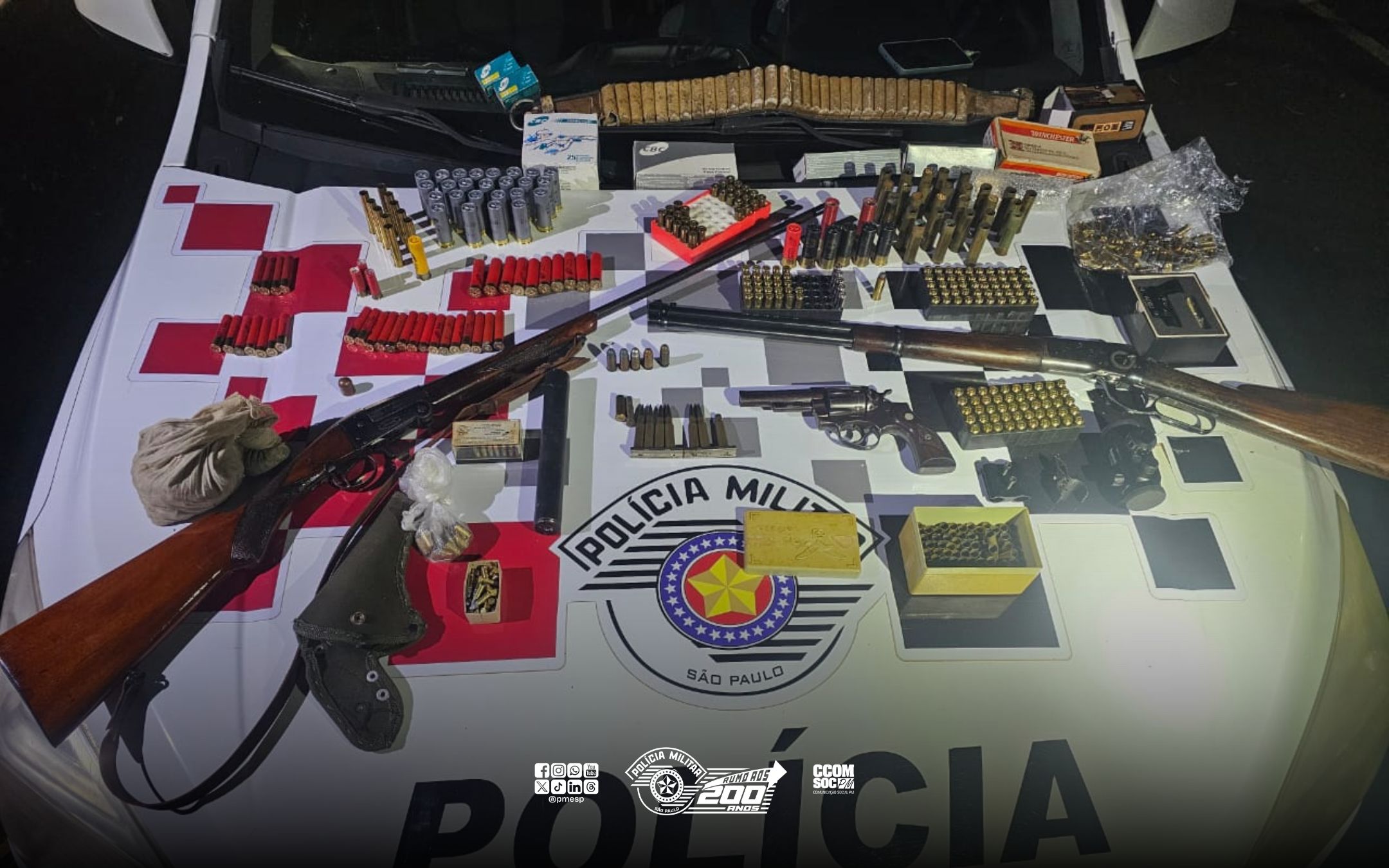 Engenheiro é agredido pelo irmão e PM apreende arsenal na residência em Ilha Solteira/SP