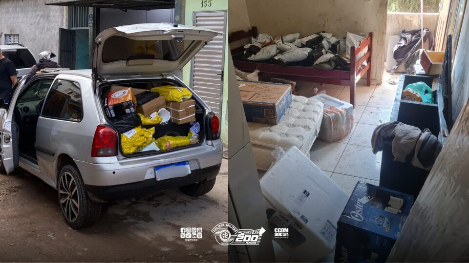 Na terça-feira (10), policiais militares prenderam dois indivíduos envolvidos em um esquema de transbordo de mercadorias na zona leste de São Paulo. A ação teve início após uma ocorrência de averiguação na Rua Helenira de Rezende, onde o solicitante relatou que homens estariam descarregando produtos de forma suspeita.