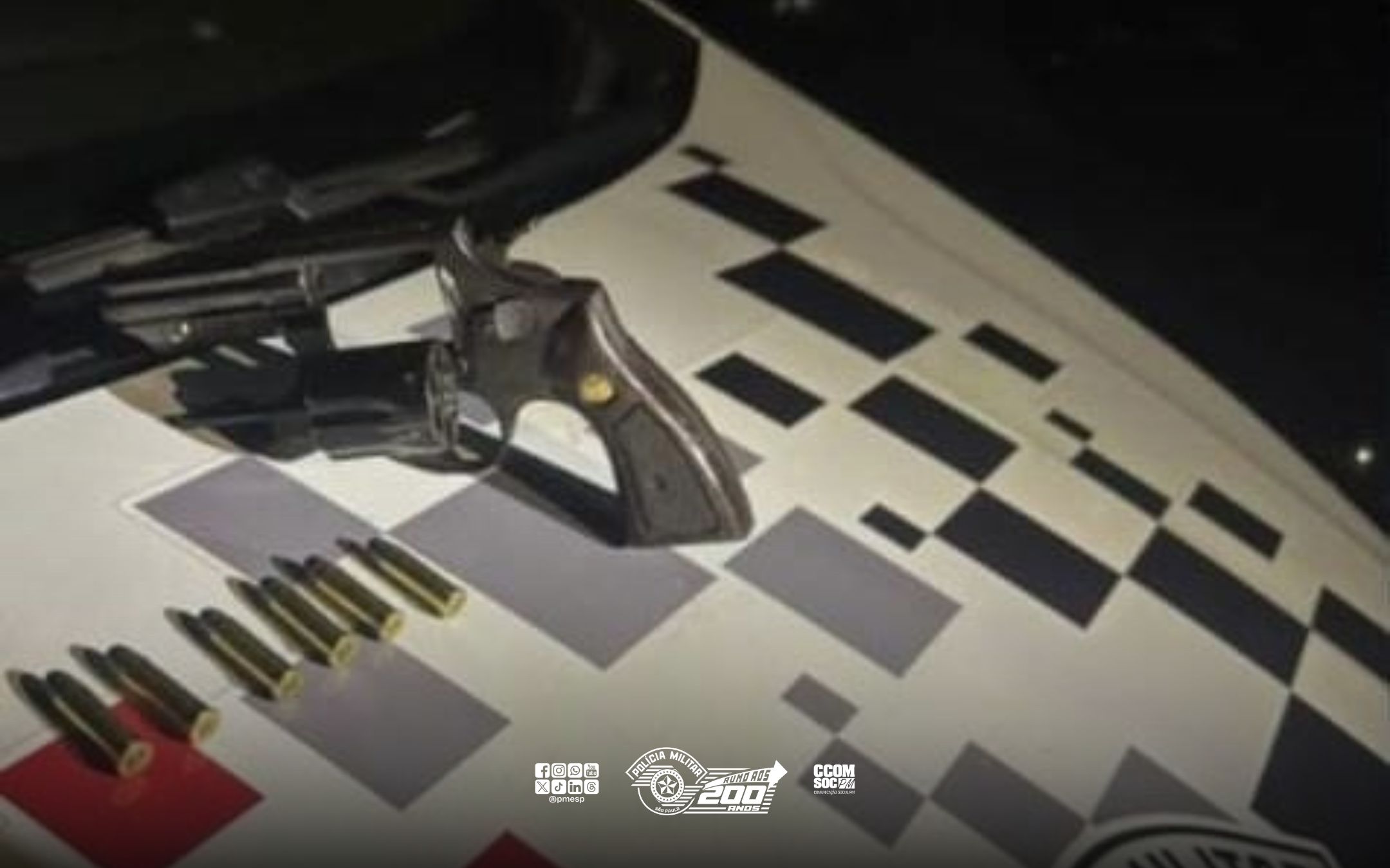 Criminoso armado tenta fugir, mas acaba preso pela PM na Zona Leste