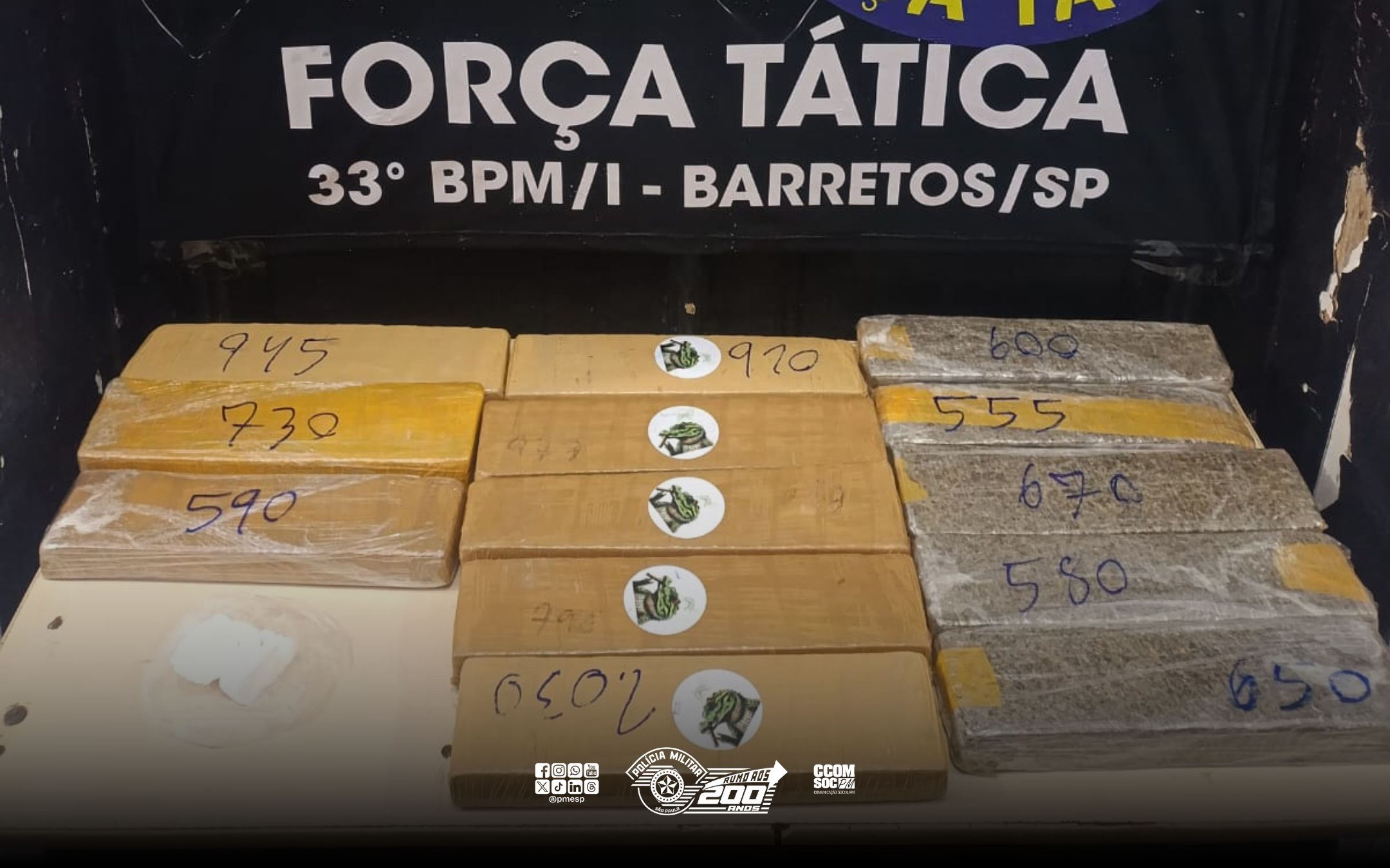 Mulher é presa com cerca de 10 kg de drogas em operação no interior de SP