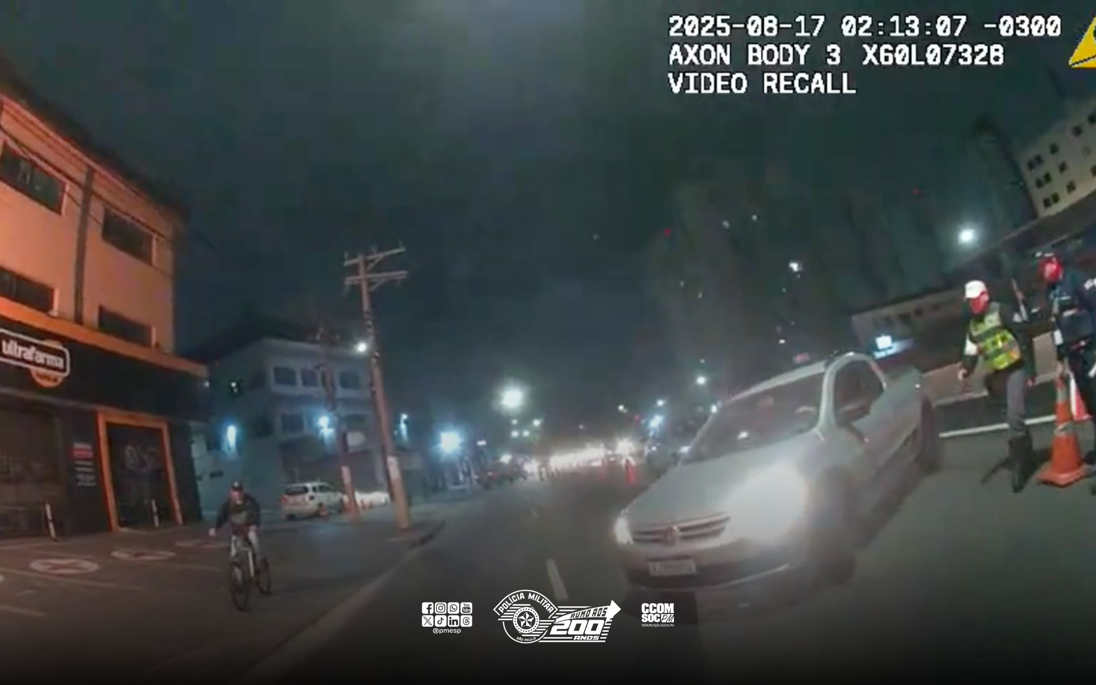 Policial Militar é atropelada por motorista embriagado durante bloqueio na Zona Norte de SP