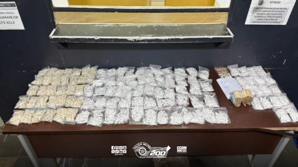 10º BAEP prende trio e adolescente com mais de 4 kg de cocaína em Hortolândia/SP