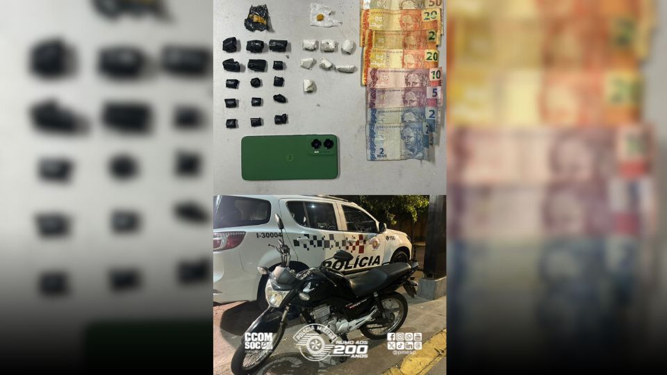 Indivíduo é preso por tráfico de drogas na modalidade delivery em Catanduva/SP
