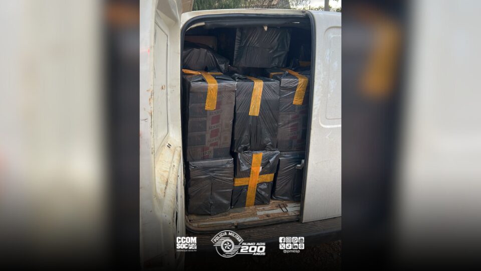 Polícia Militar apreende 35 mil maços de cigarros contrabandeados em Itaporanga/SP