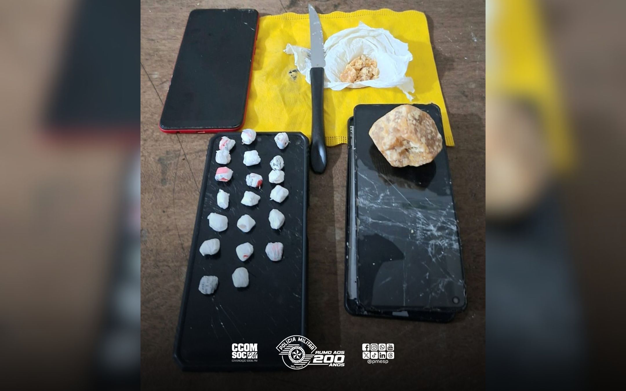 Traficante é preso pela PM em Birigui/SP