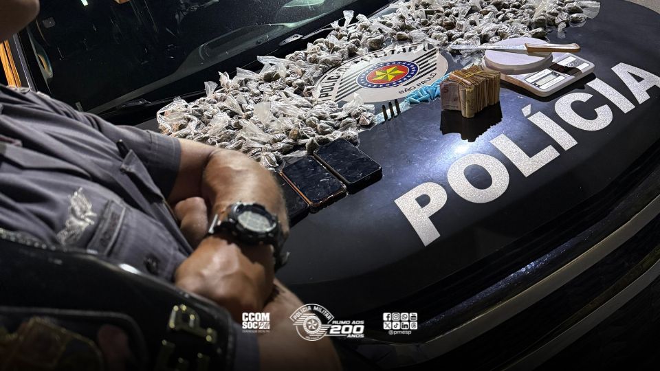 3º BAEP apreende drogas e munições em residência em Pindamonhangaba/SP