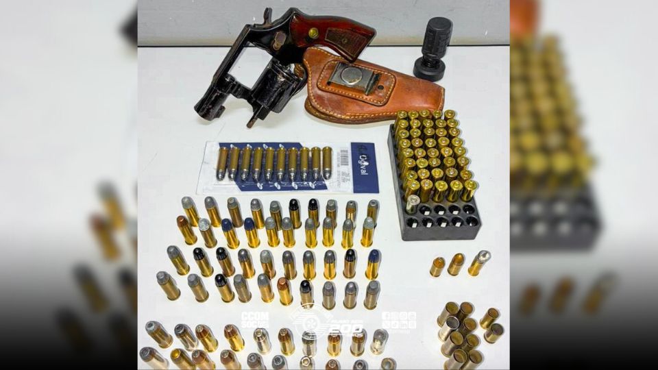 Polícia Militar apreende revólver e munições em Itapira/SP