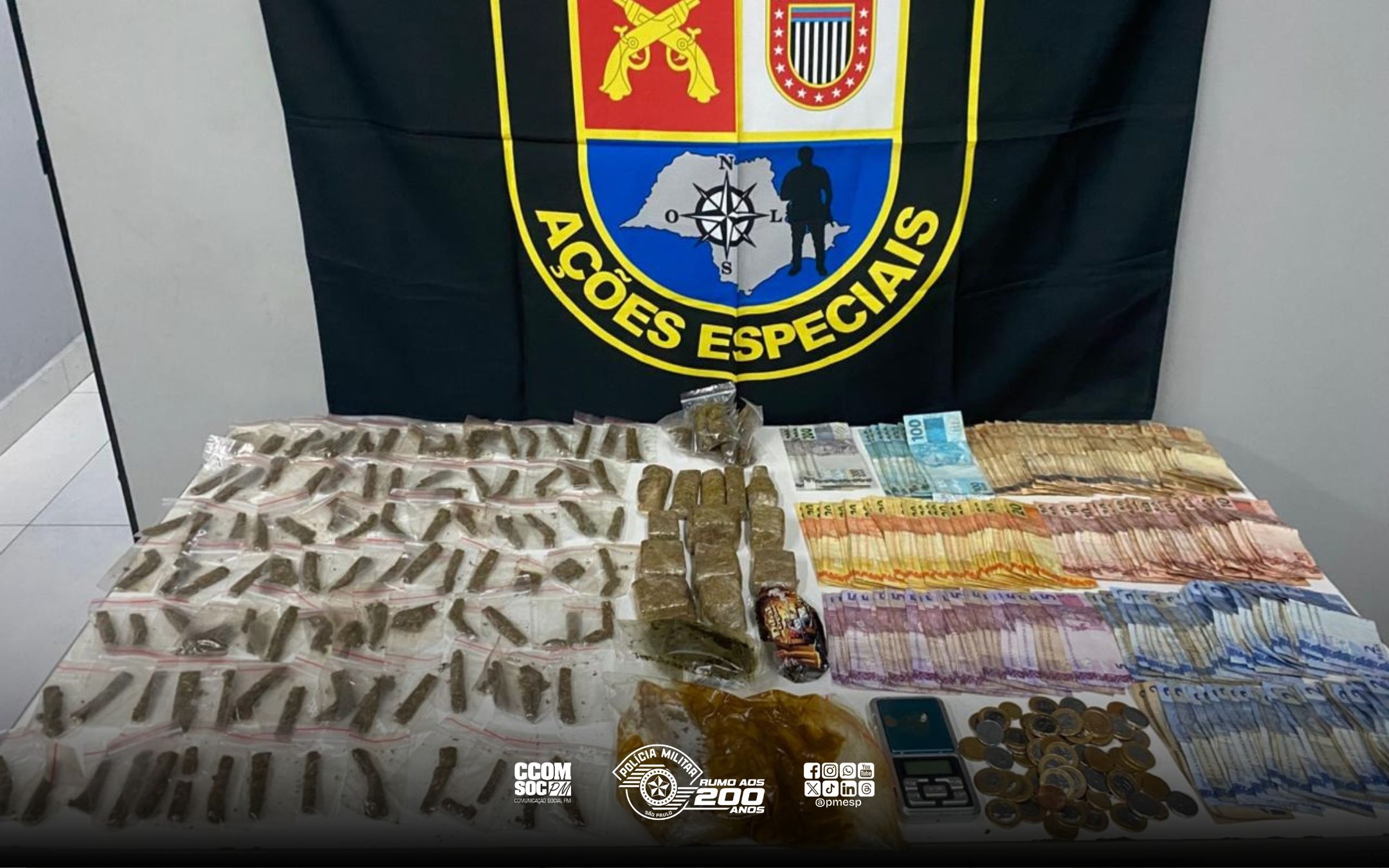 BAEP apreende adolescente envolvido com o tráfico em Bauru/SP