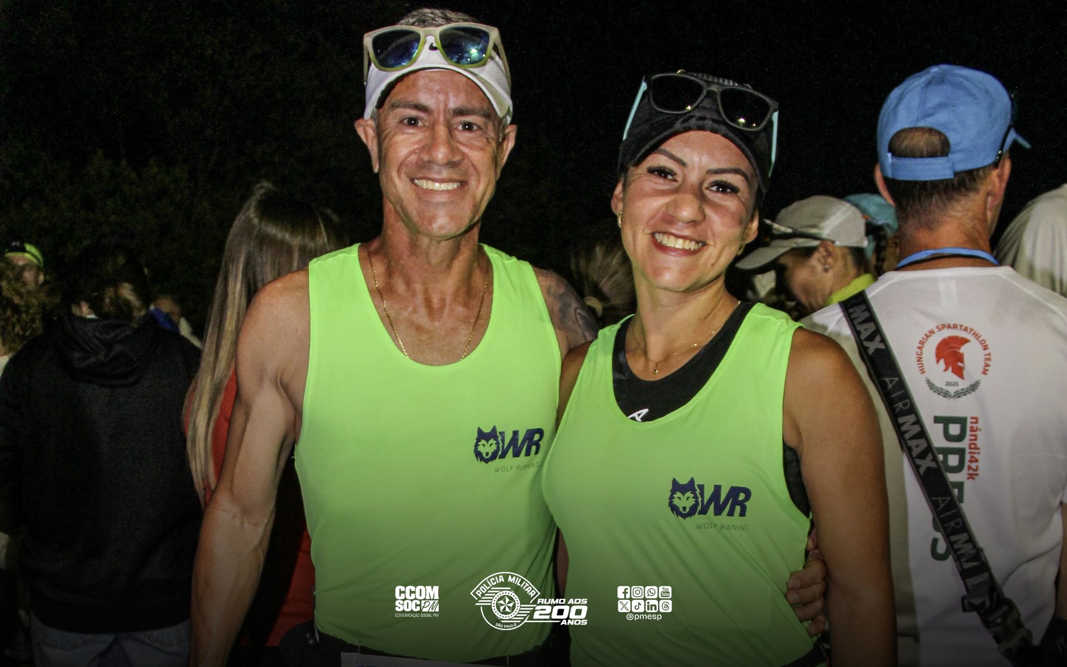 Casal de policiais militares participa de ultramaratona na Grécia