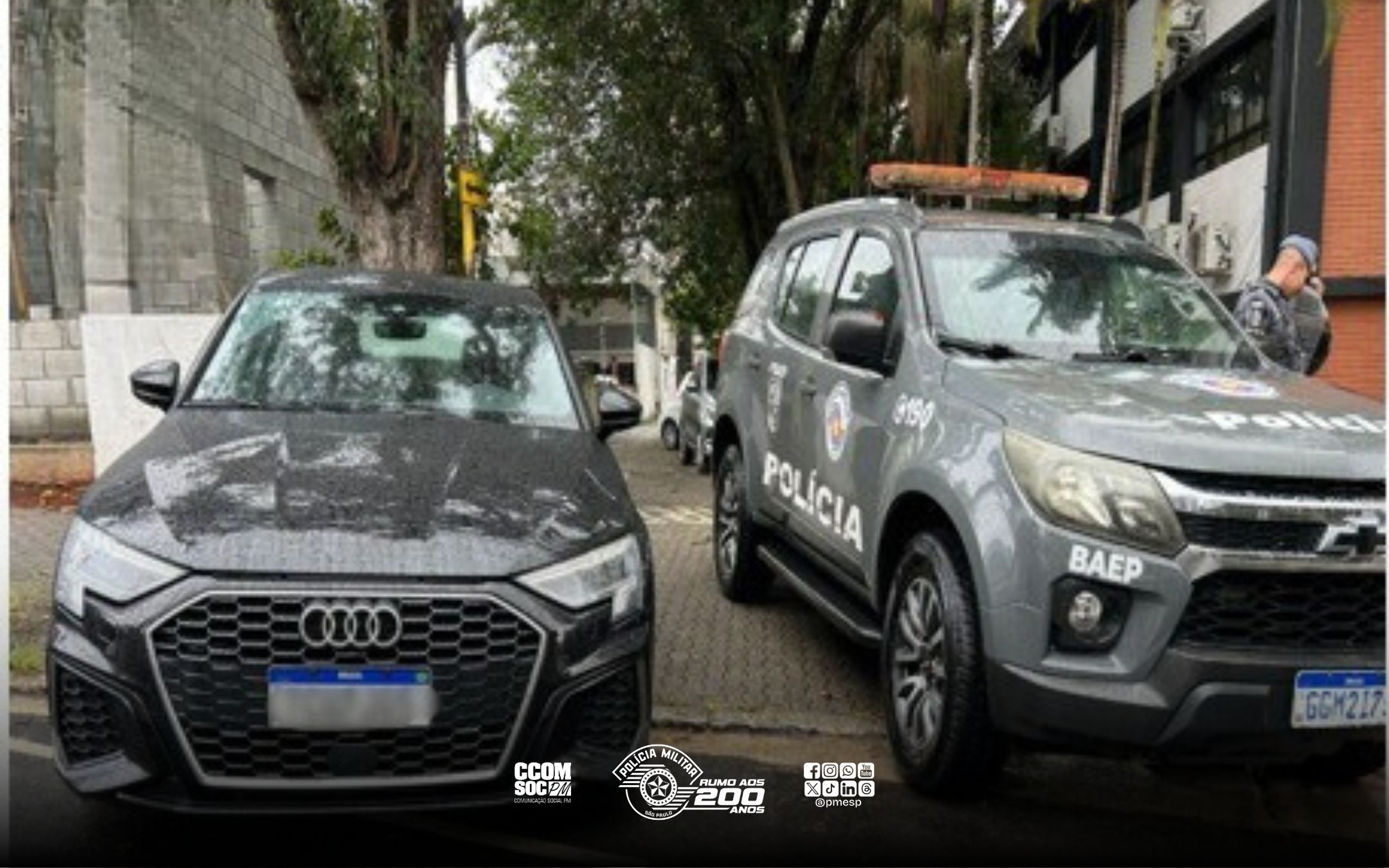 Carro furtado em Guarulhos/SP é recuperado na Capital