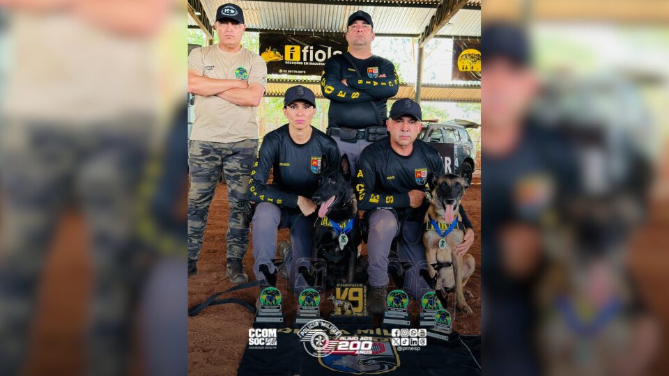 Equipe do 8º BAEP Canil se destaca em Goiânia e conquista diversos prêmios em campeonato Sul-Americano