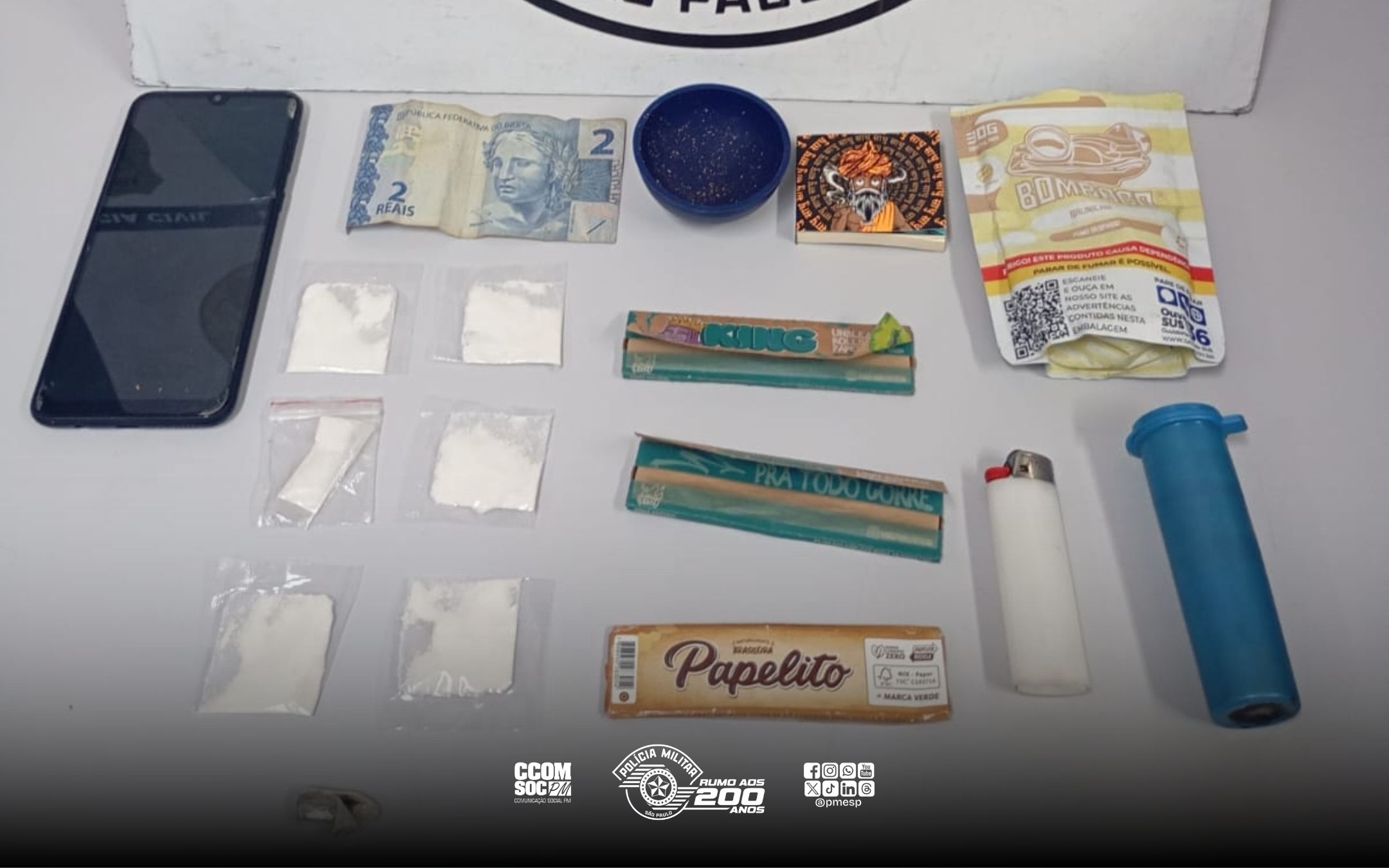 Denúncias levam à prisão traficante em Guararema/SP