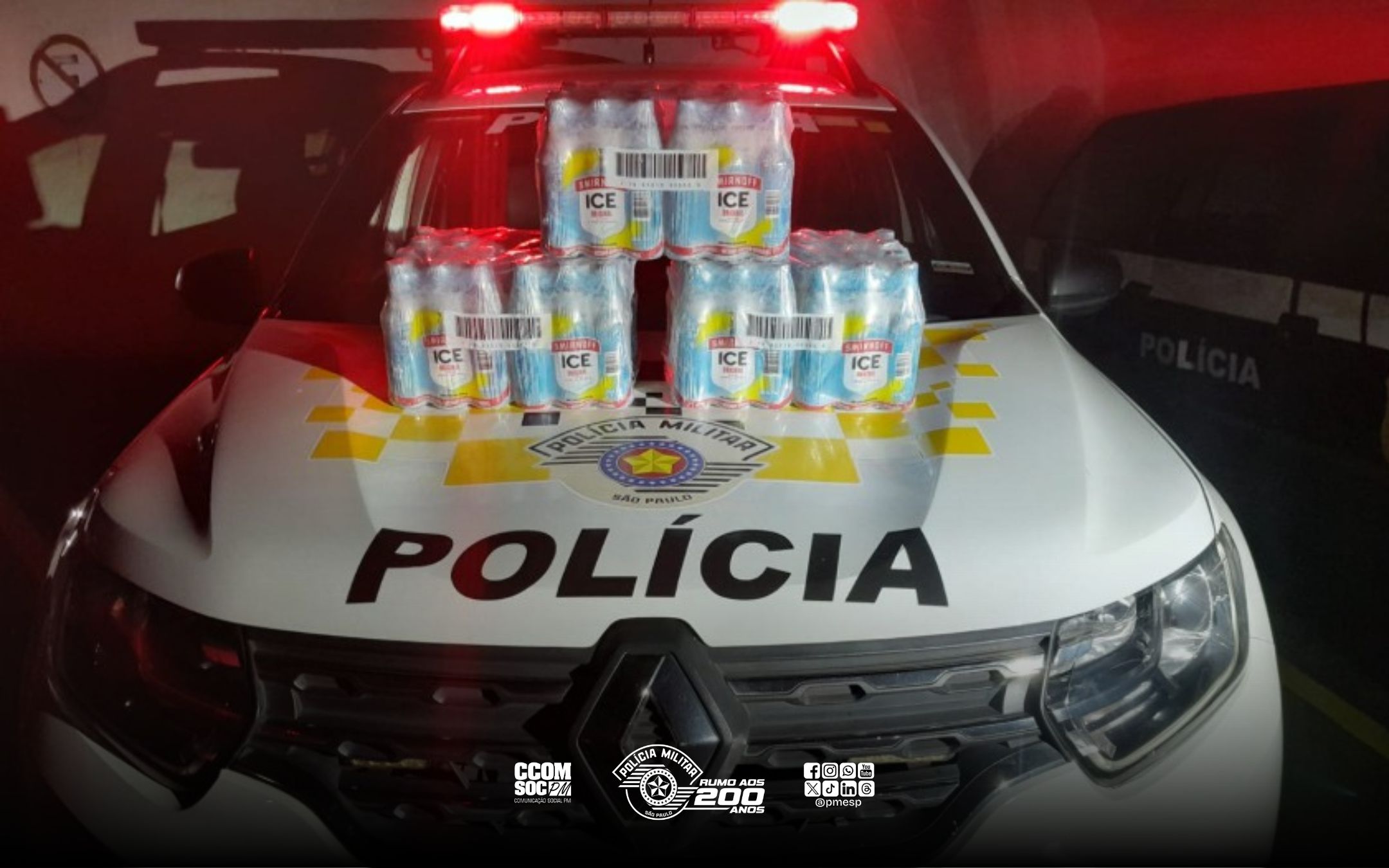 PM recupera bebidas furtadas de estabelecimento comercial na Zona Oeste de SP