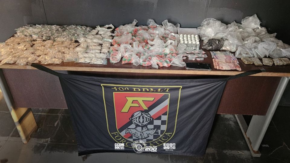Força Tática prende traficante e apreende grande quantidade de drogas em Hortolândia/SP