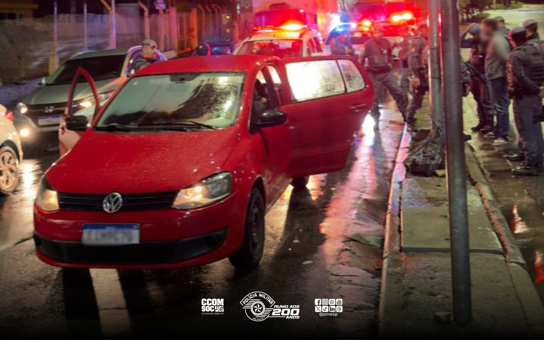 Carro roubado em São Bernardo do Campo é recuperado pela PM na Grande SP