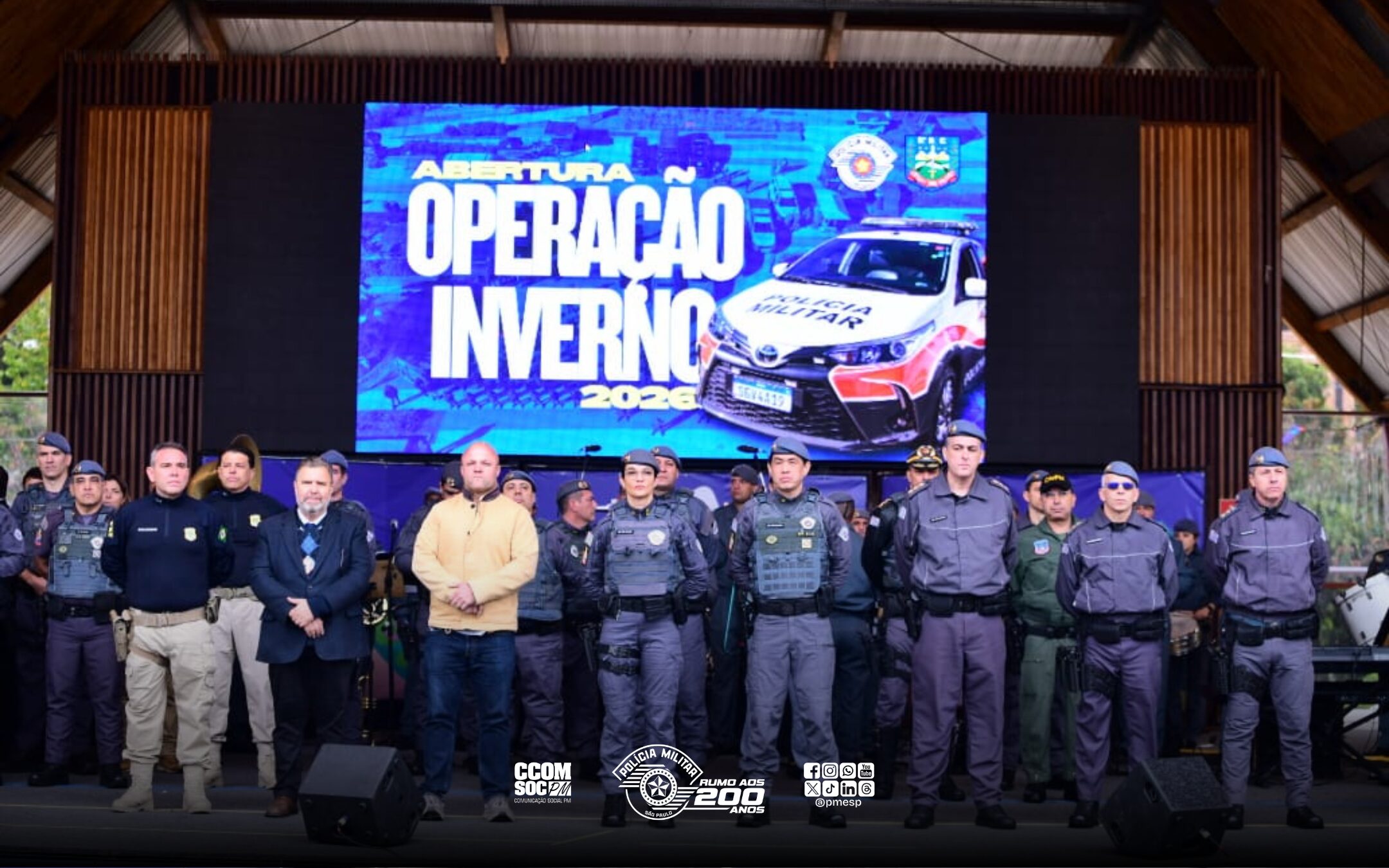 Com reforço de 500 policiais, PM inicia Operação Inverno na Serra da Mantiqueira