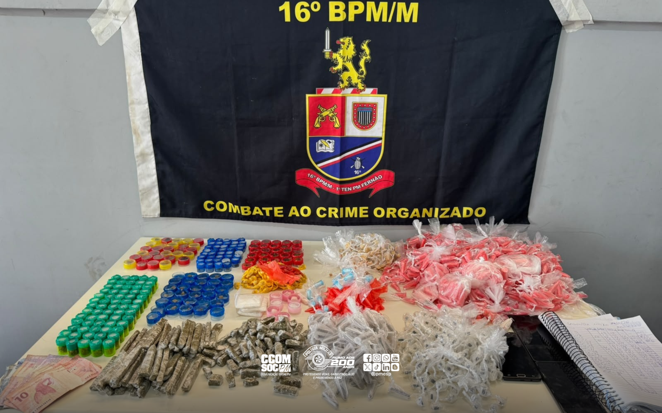 PM localiza “casa bomba” em ação contra o tráfico na Capital e casal é preso